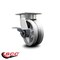 Service Caster 5 Inch Kingpinless V Groove Semi Steel Wheel Swivel Caster with Brake SCC SCC-KP30S520-VGR-SLB - alternate 5